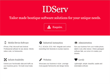 Tablet Screenshot of idserv.com